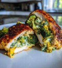 broccoli cheese stuffed chicken breast
