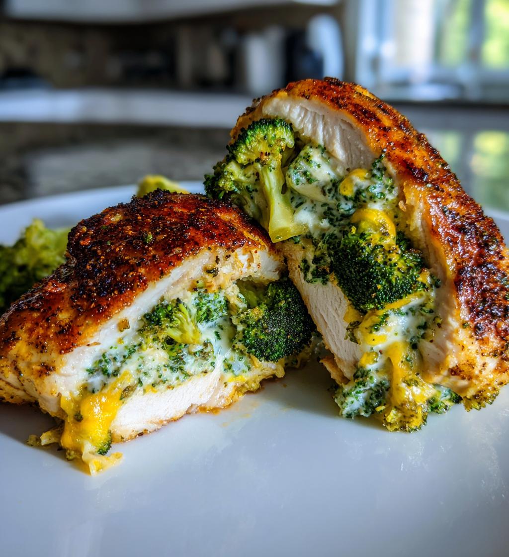 broccoli cheese stuffed chicken breast