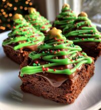 brownie christmas tree