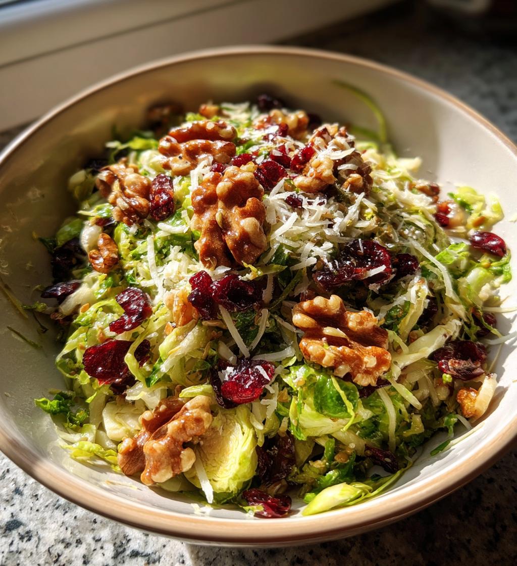brussel sprout salad thanksgiving