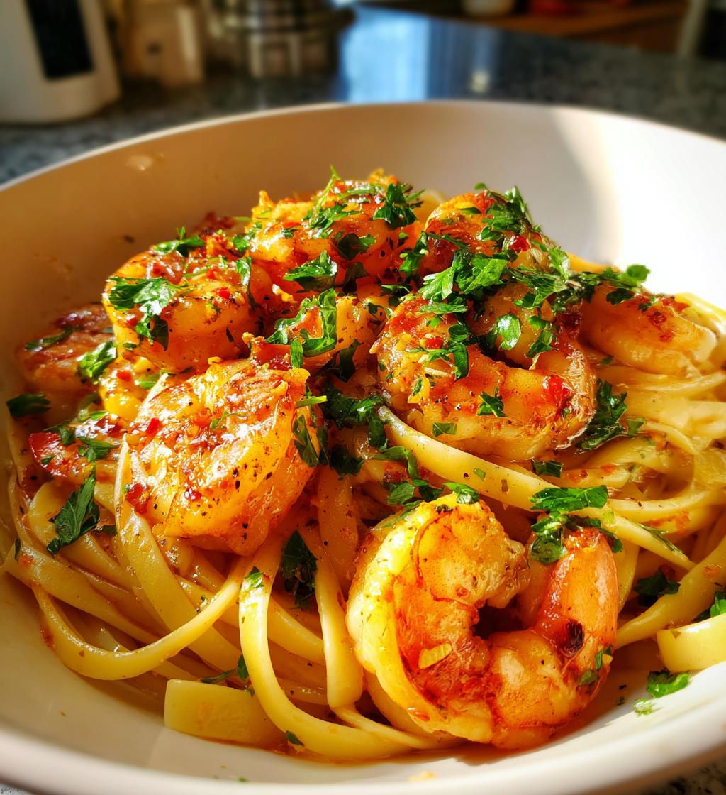 cajun shrimp scampi a bold and flavorful delight