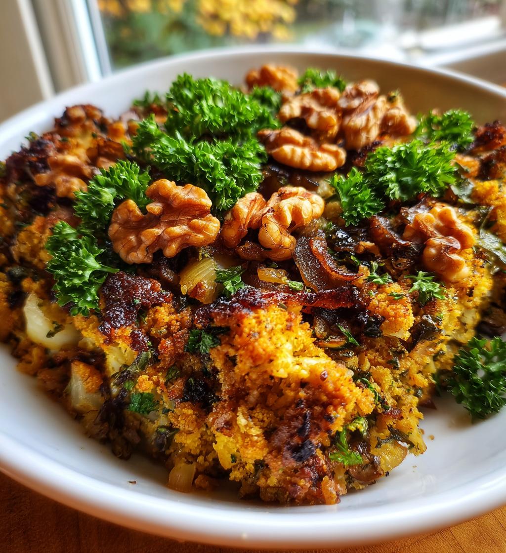 cauliflower stuffing thanksgiving