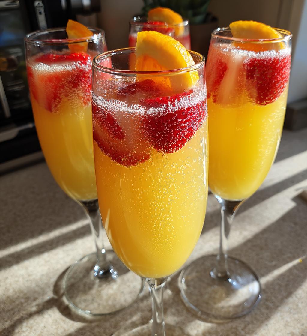 champagne new years drinks