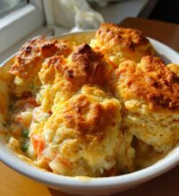 cheddar bay biscuit seafood pot pie