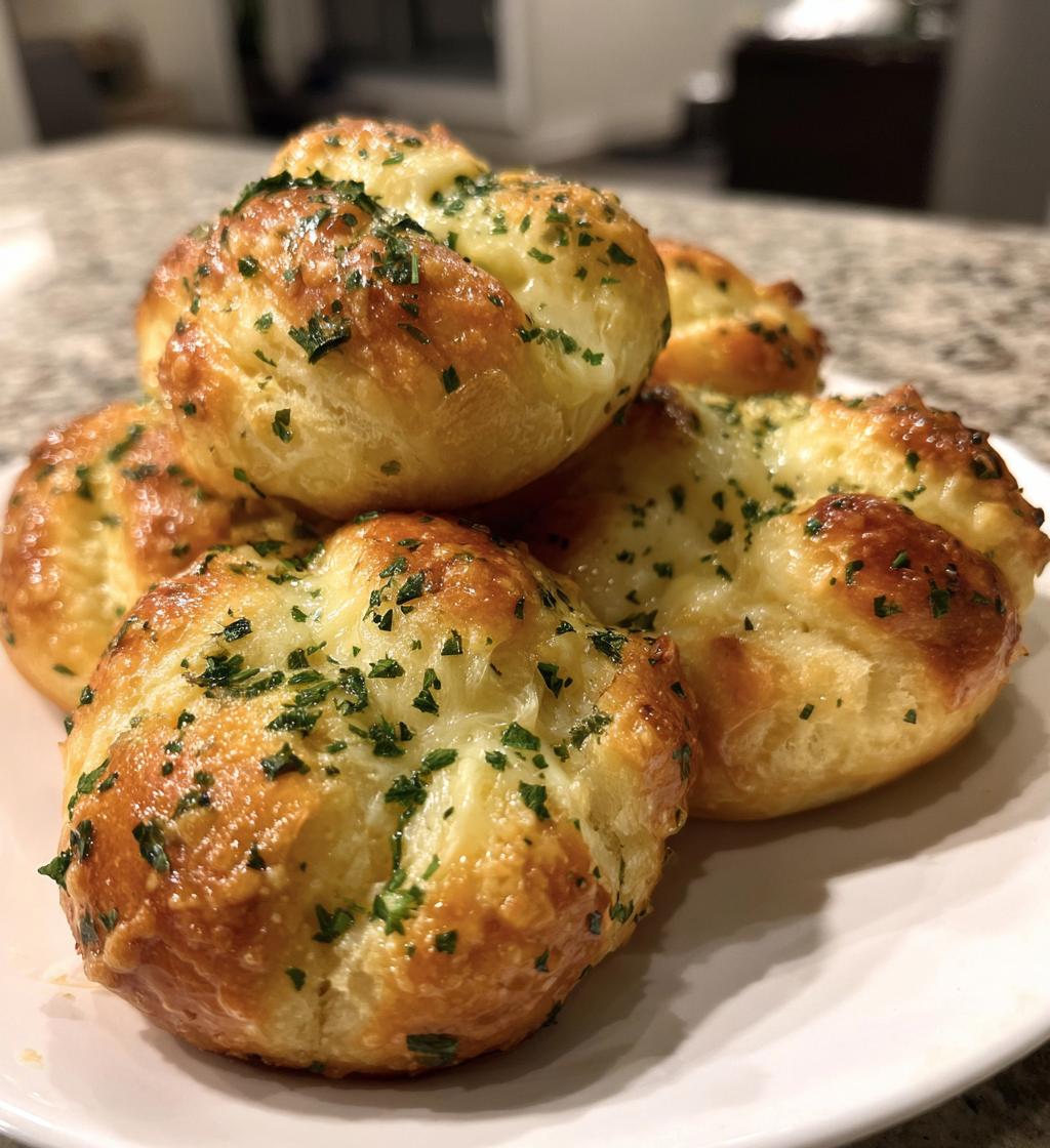 cheese filled garlic knots