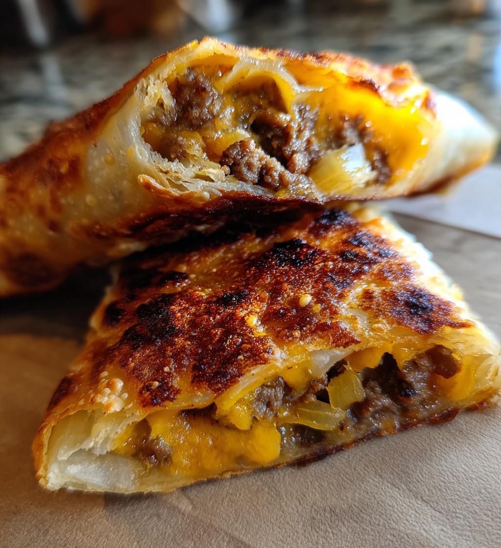cheeseburger egg rolls a fun twist on a classic