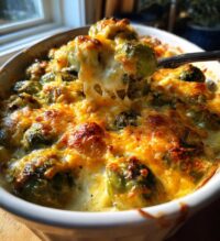 cheesy brussel sprout bake
