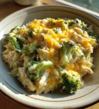cheesy chicken broccoli orzo recipe
