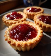 cherry bakewell tartlets