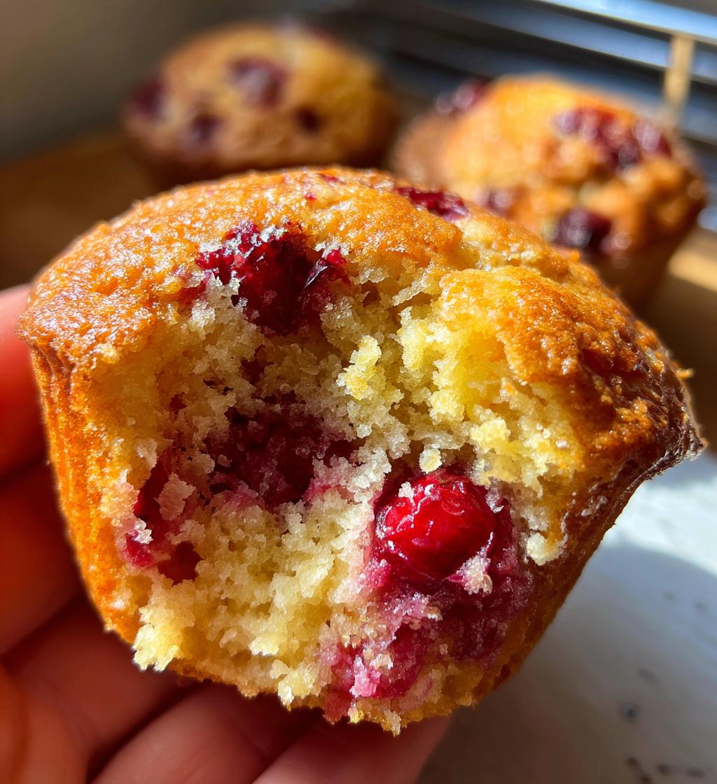 cherry cobbler muffins - detail 1