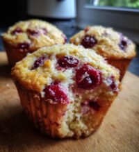 cherry cobbler muffins