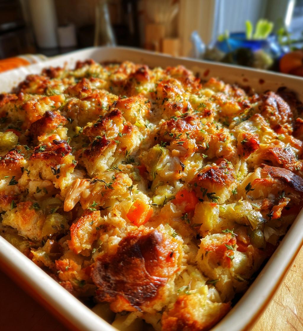 chicken and dressing casserole 2