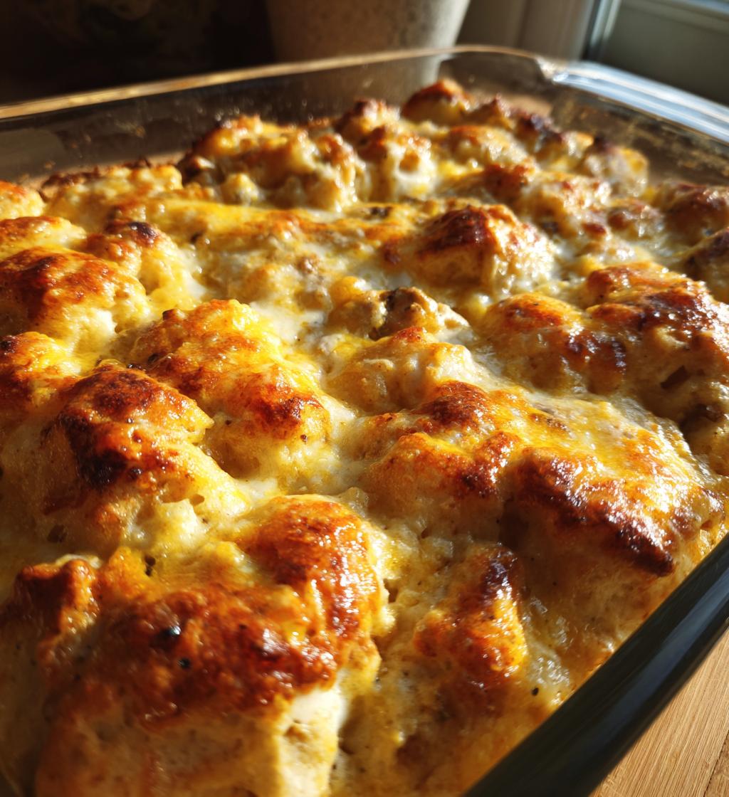 chicken bubble biscuit bake casserole