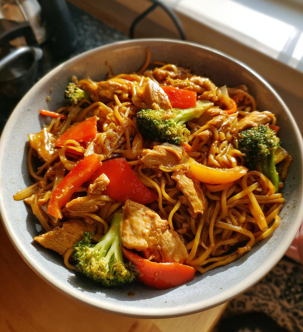 chicken chow mein with the ultimate chow mein sauce