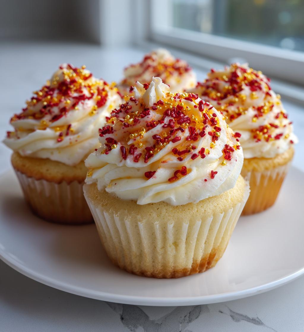 chinese new year cupcakes