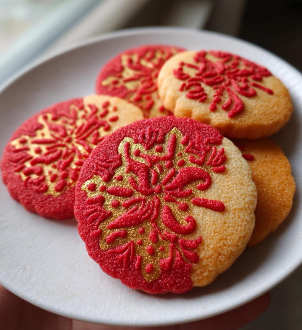 chinese new year themed cookies