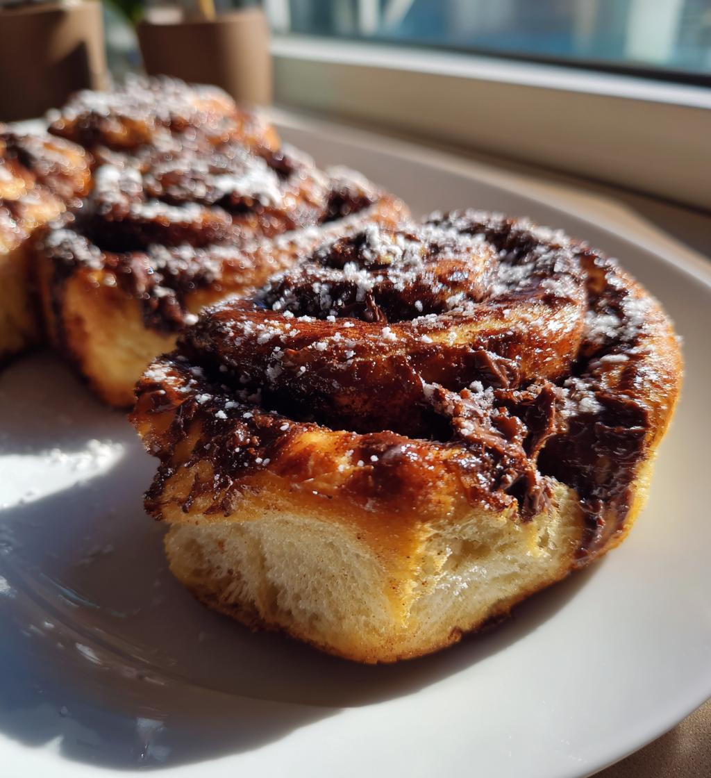 chocolate cinnamon rolls