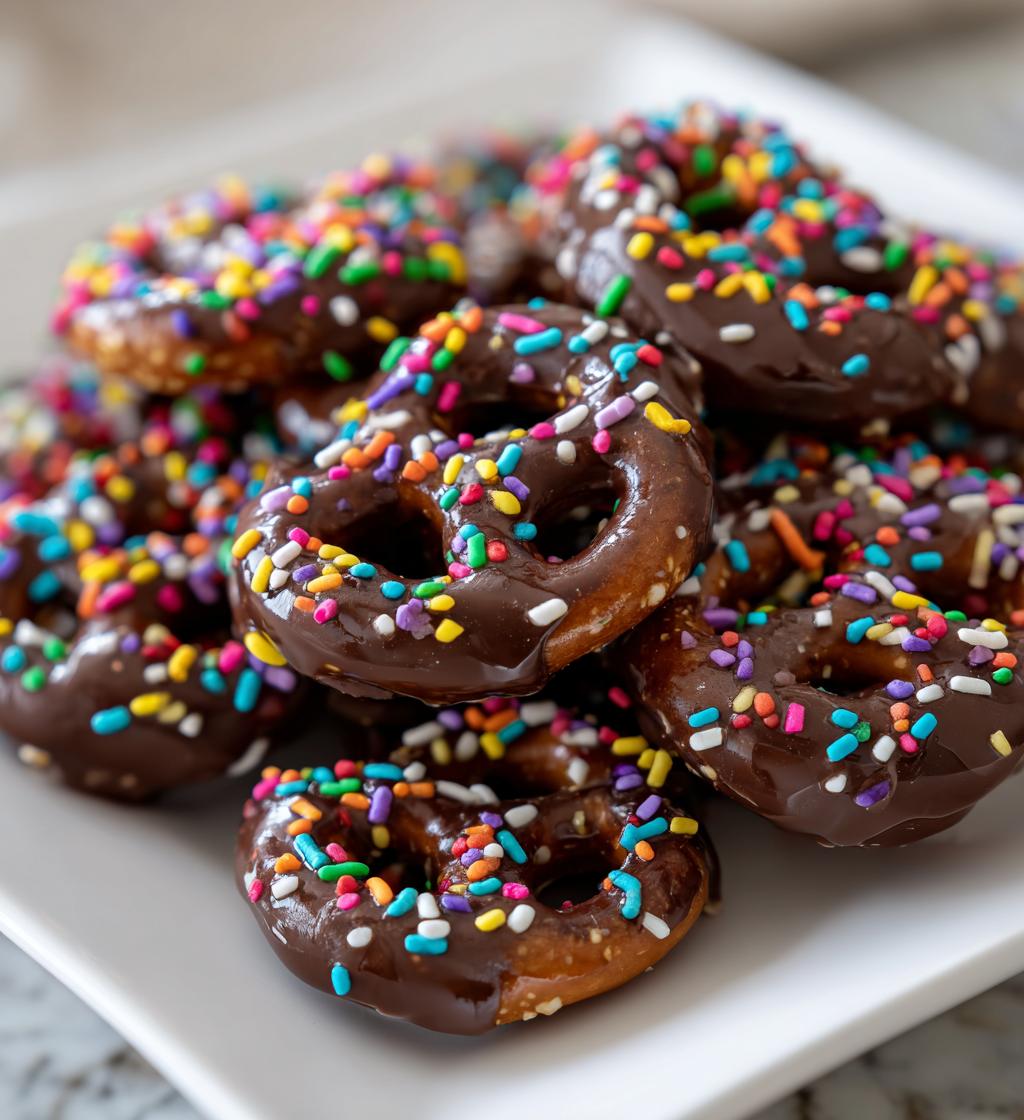 chocolate covered pretzels christmas