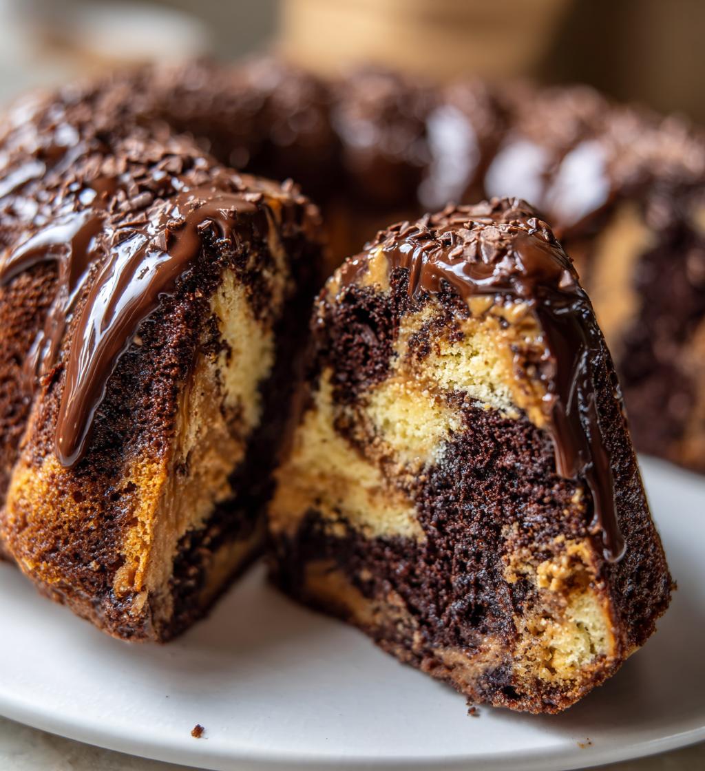 chocolate peanut butter bundt cake