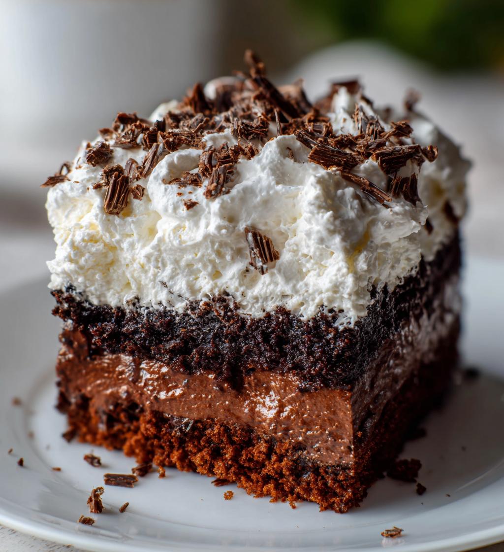 chocolate poke cake