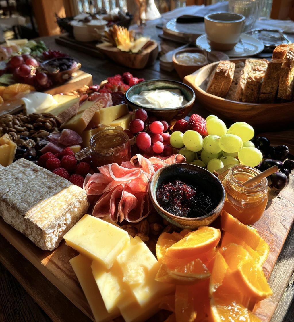 christmas breakfast charcuterie board