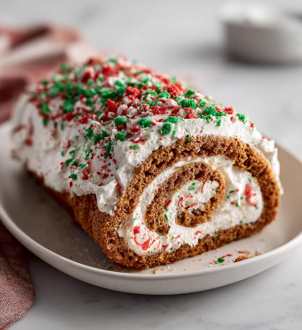 christmas cake roll