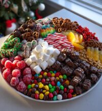 christmas candy charcuterie board