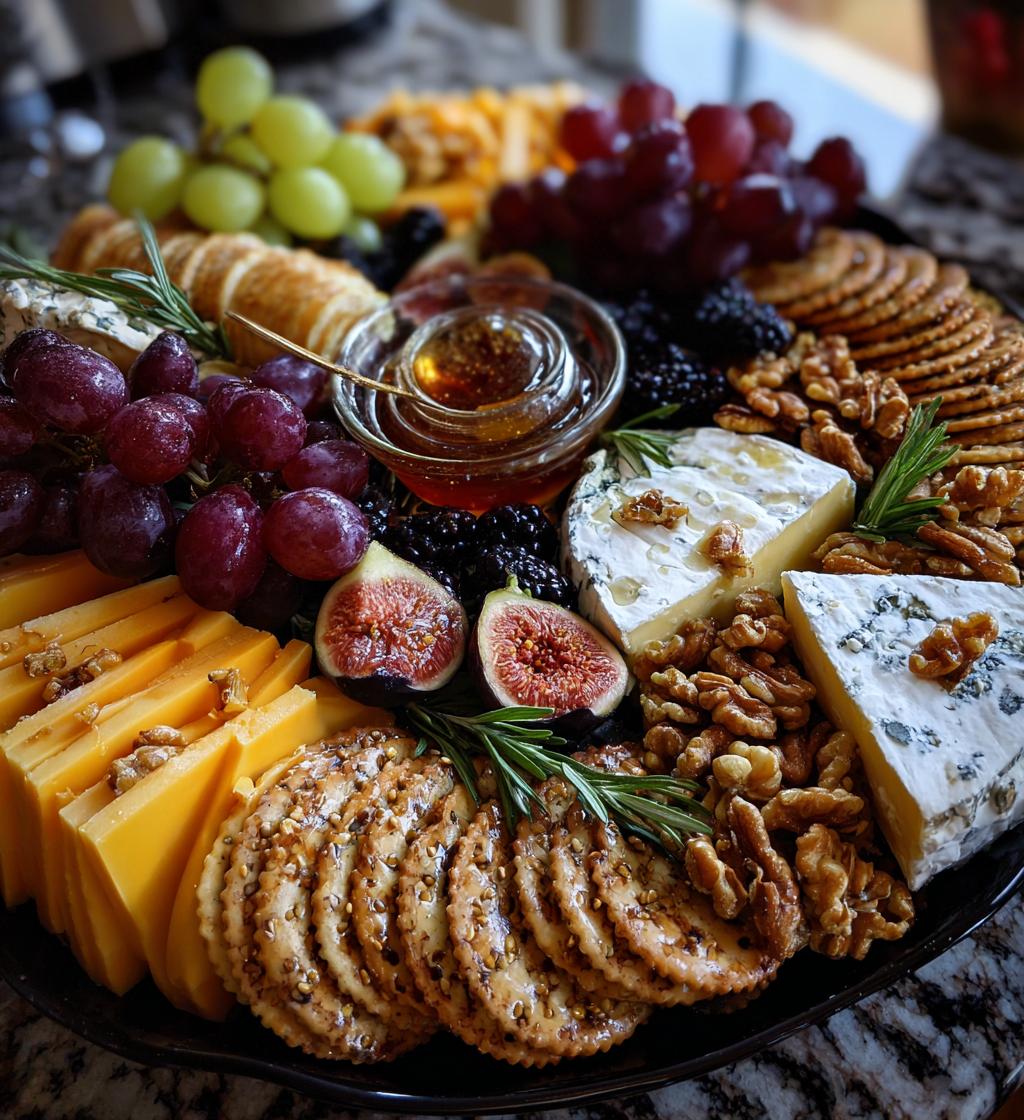christmas cheese platter