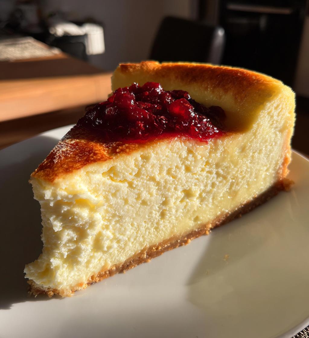 christmas cheesecake