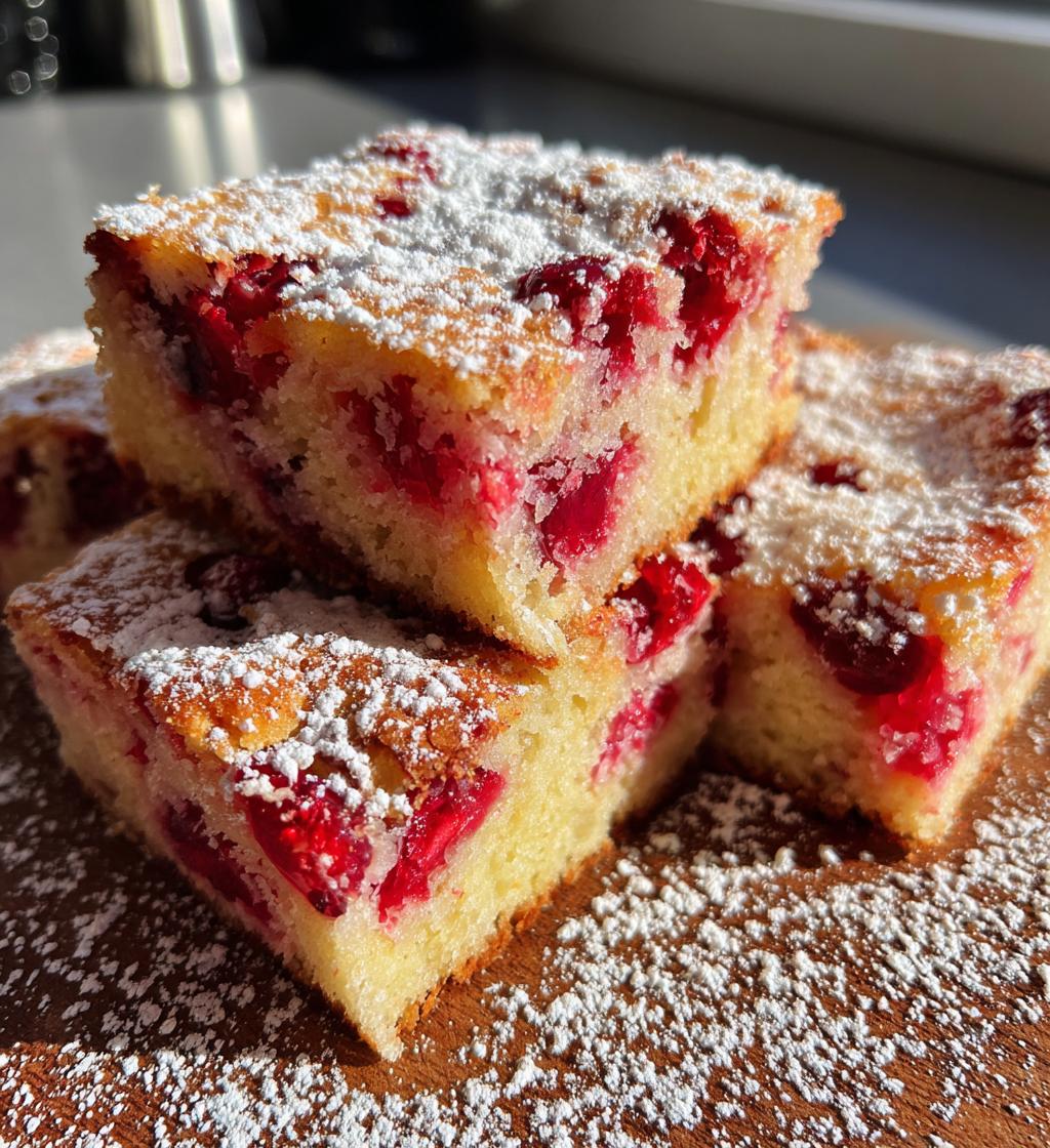 christmas cherry bars