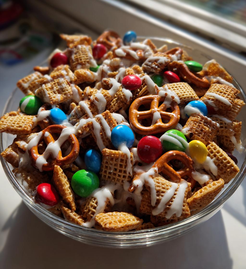 christmas chex mix recipe
