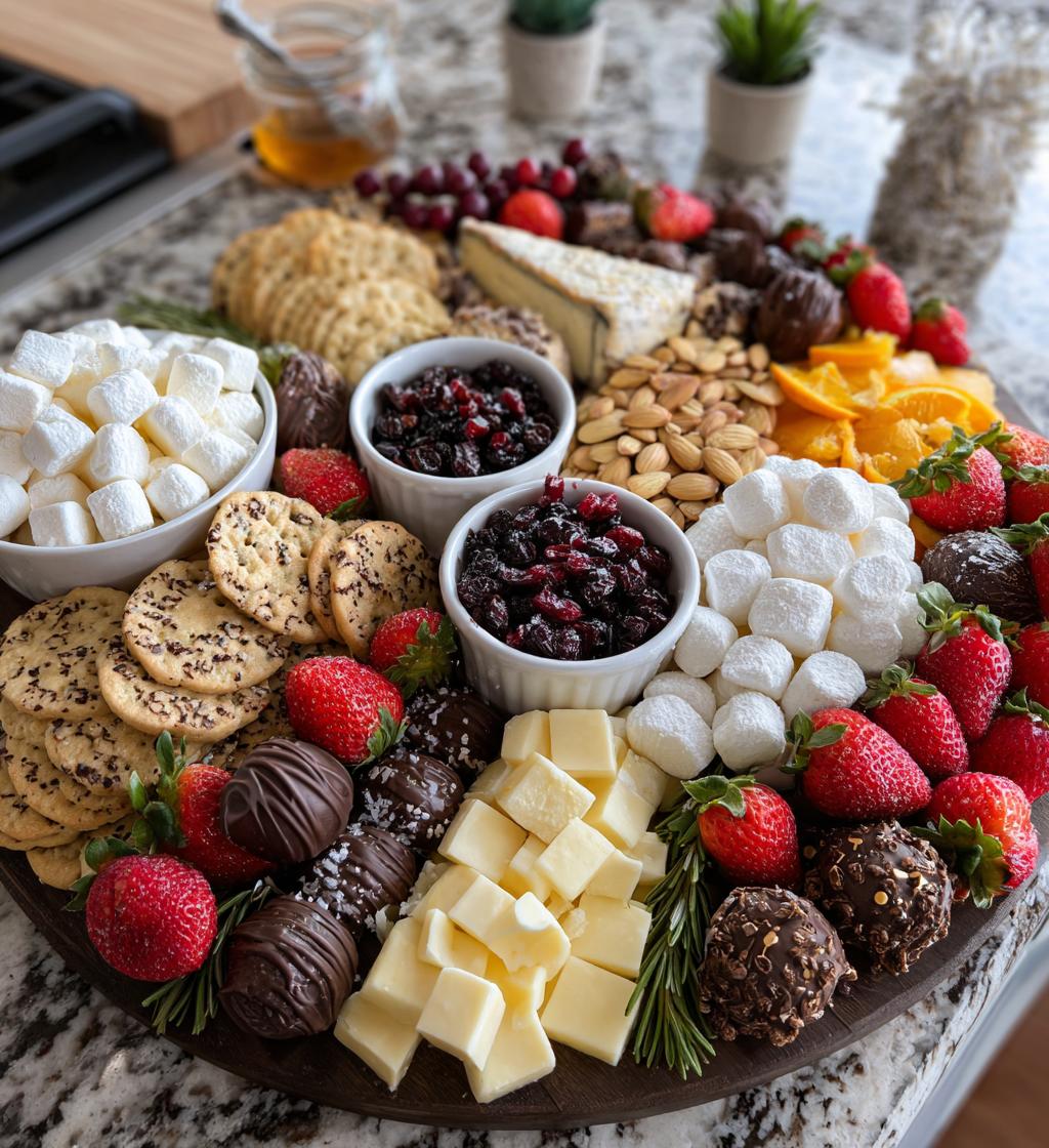 christmas cookie charcuterie board