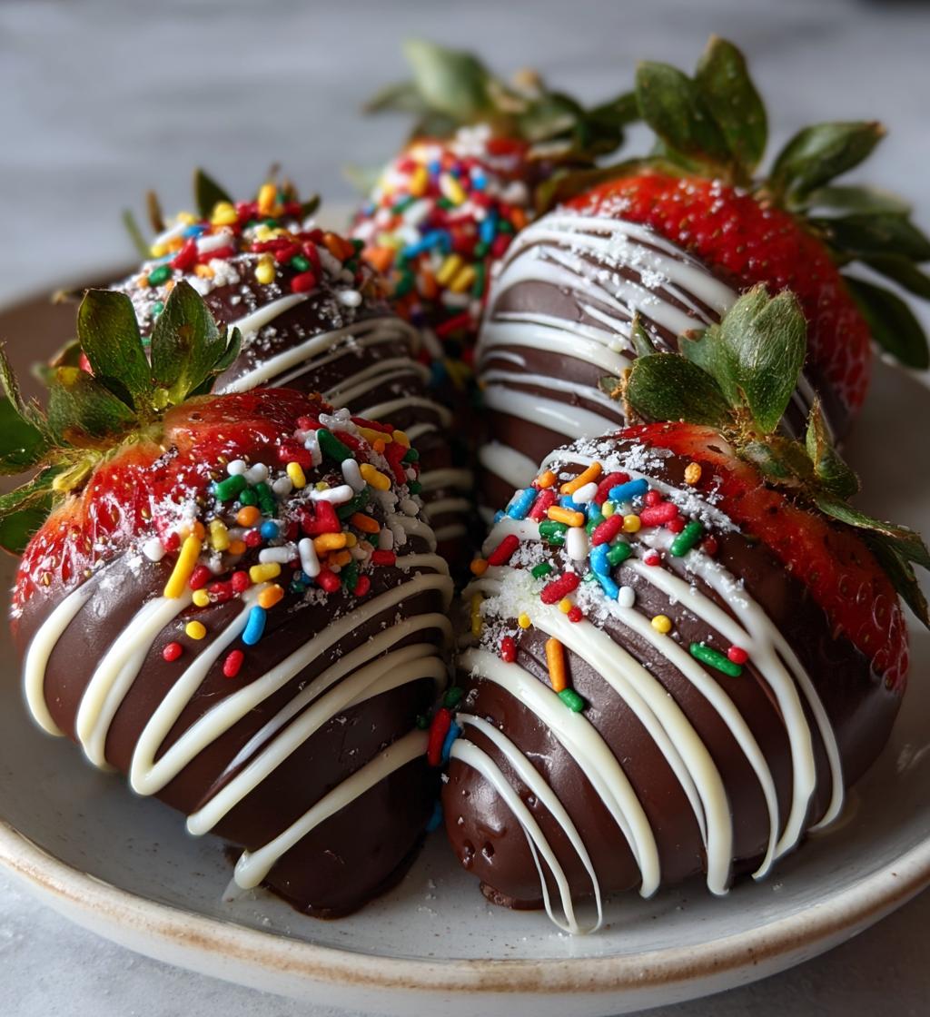 christmas covered strawberries
