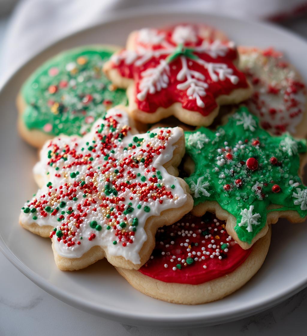 christmas decorated cookies