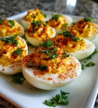 christmas deviled eggs