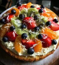 christmas fruit pizza