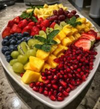 christmas fruit platter