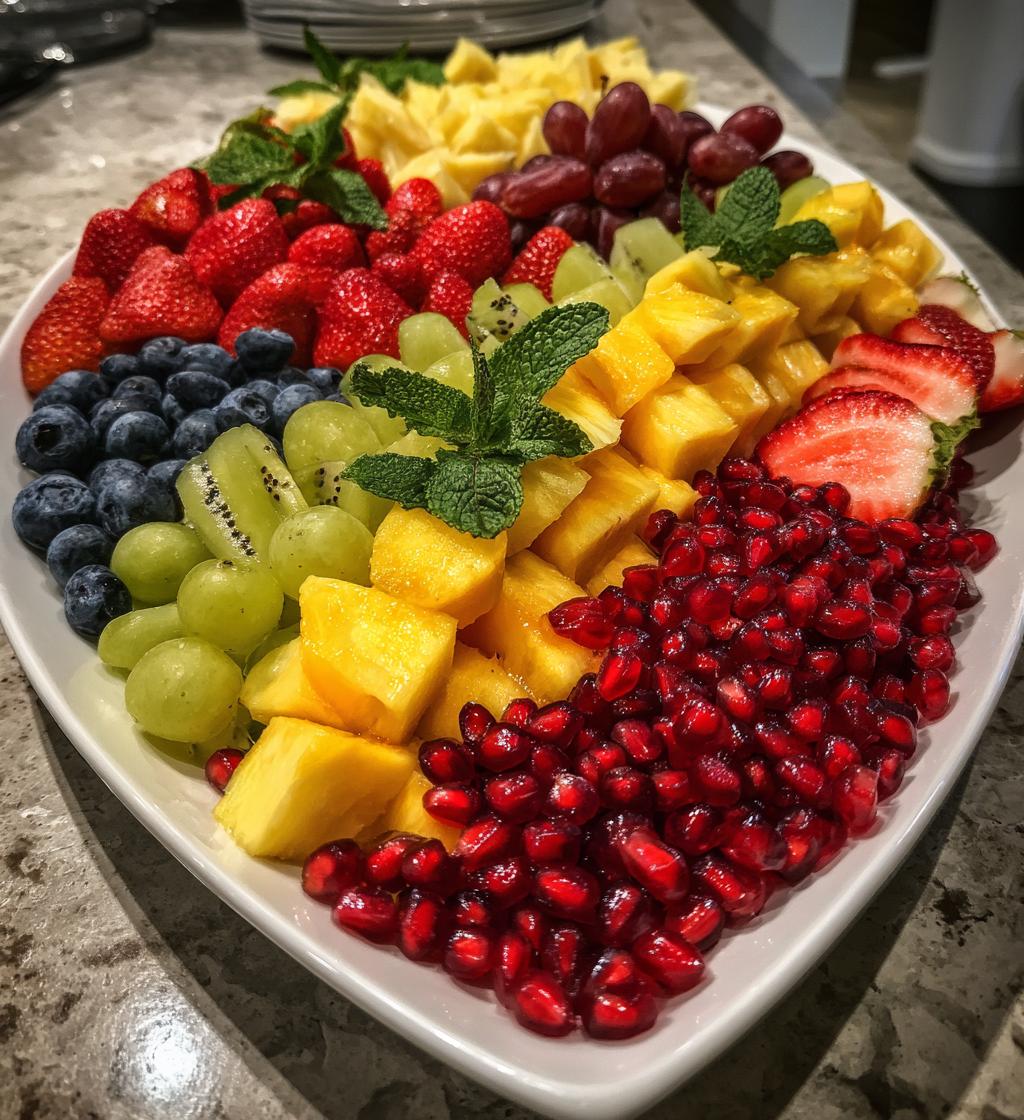 christmas fruit platter
