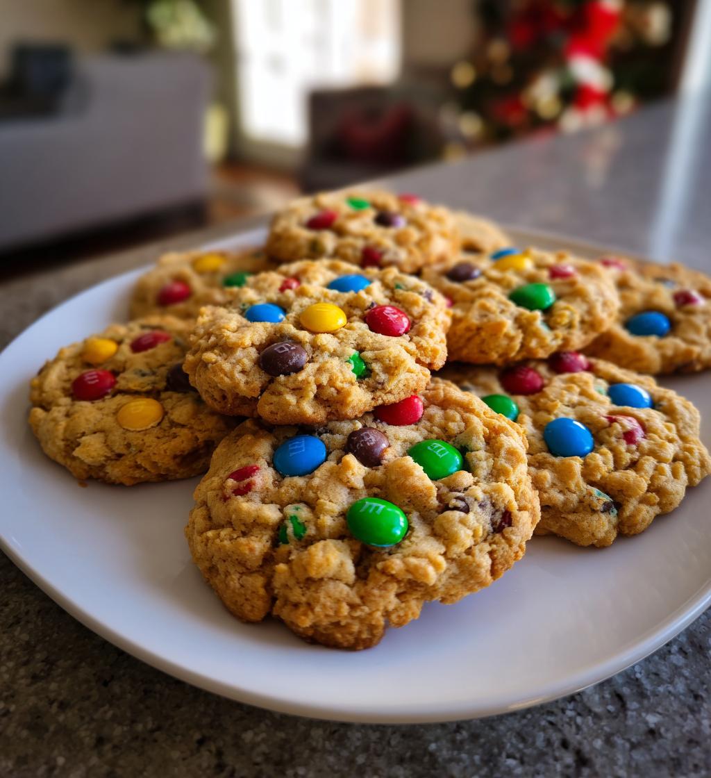 christmas m m cookies