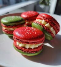christmas macarons