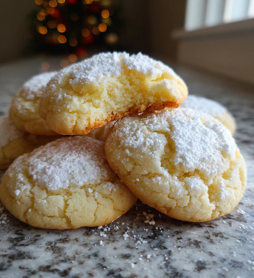 christmas ooey gooey butter cookies
