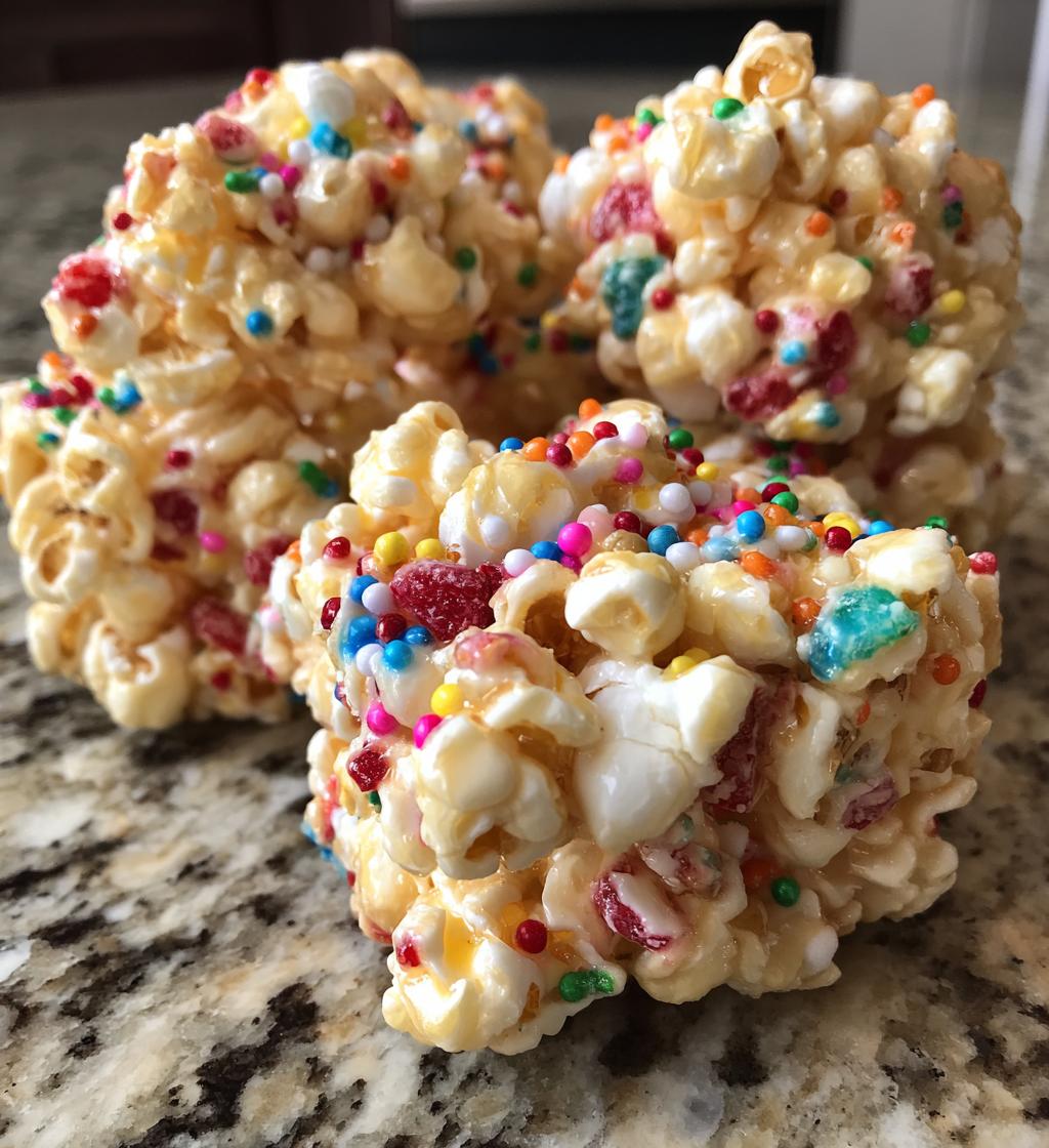 christmas popcorn balls