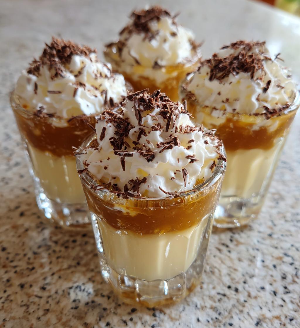 christmas pudding shots