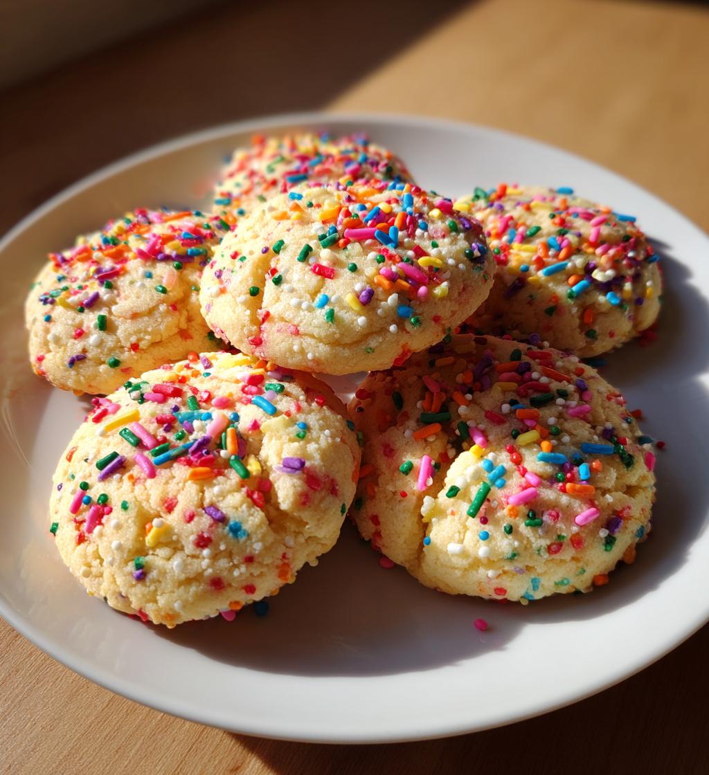 christmas sprinkle cookies