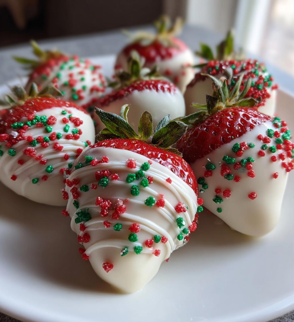 christmas strawberries