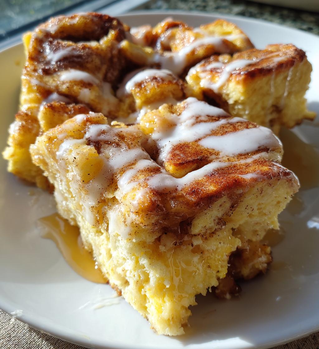 cinnamon roll french toast casserole