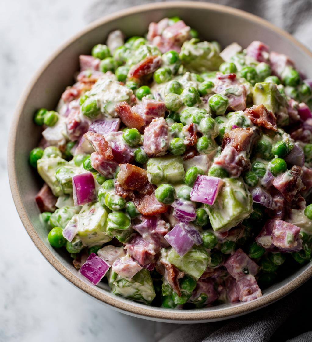 classic pea salad recipe