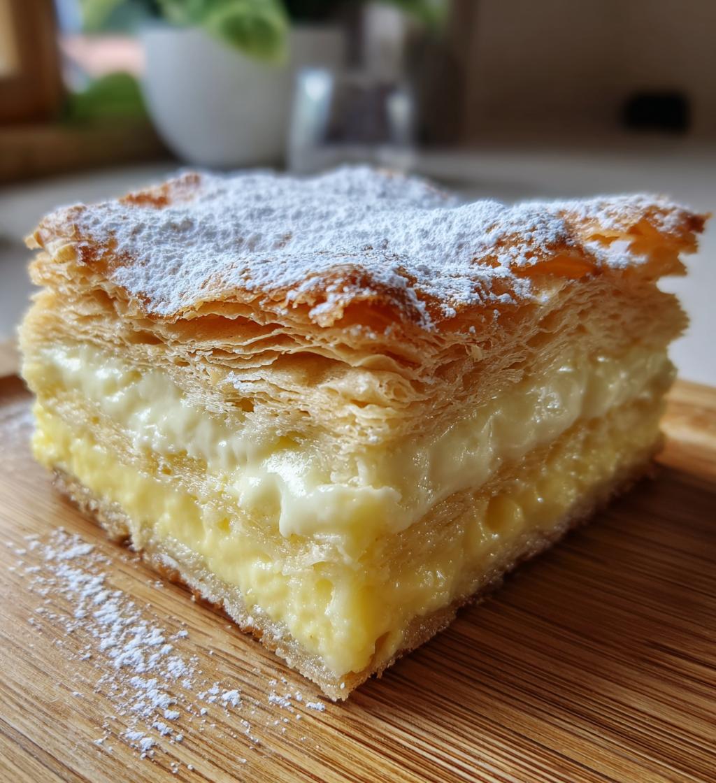 classic vanilla slice