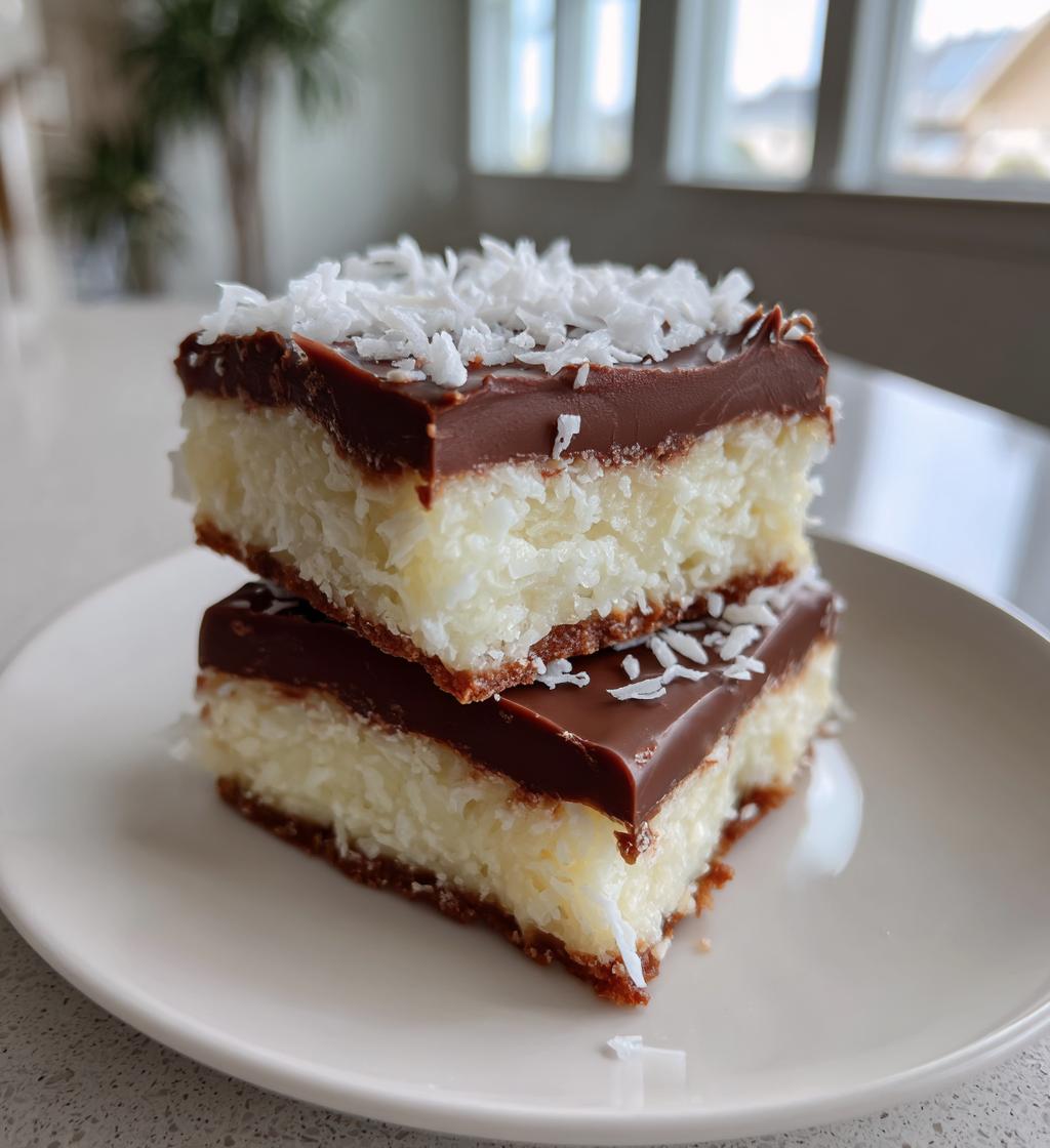 coconut cream bars - detail 1