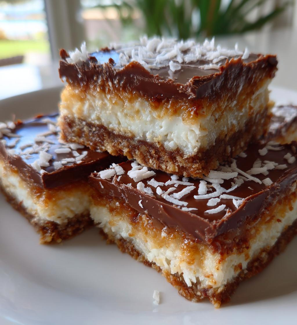 coconut cream bars